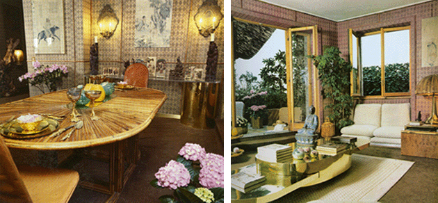 The present model dining table in Gabriella Crespi’s apartment in Milan, 1978 Image 2 Credit: Photo: Archivio Gabriella Crespi Image 3 Caption: The present model dining table in Gabriella Crespi’s apartment in Milan, 1978 Image 3 Credit: Photo: Archivio Gabriella Crespi